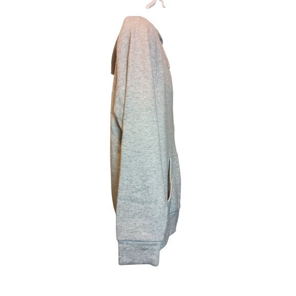 Men's Hurley Reflective Logo Full-Zip Fleece Hoodie Gray Size L - Picture 2 of 9